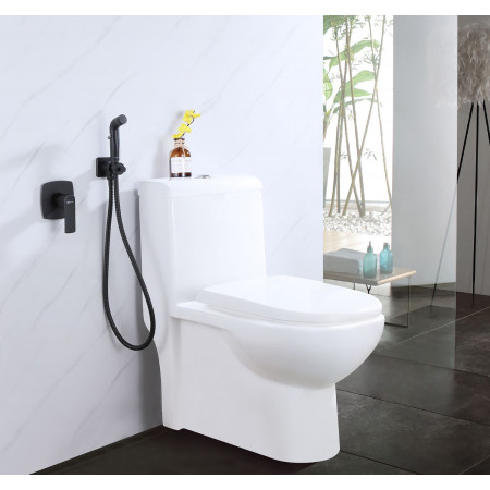 Смеситель Lemark Ursus LM7219BL с гигиеническим душем, встраиваемый LM7219BL Lemark