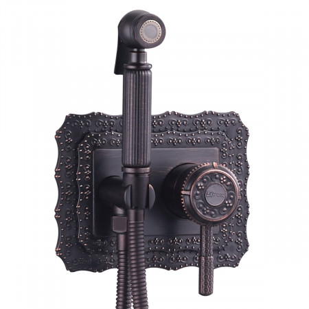 Смеситель Lemark Jasmine LM6619ORB с гигиеническим душем, встраиваемый LM6619ORB Lemark