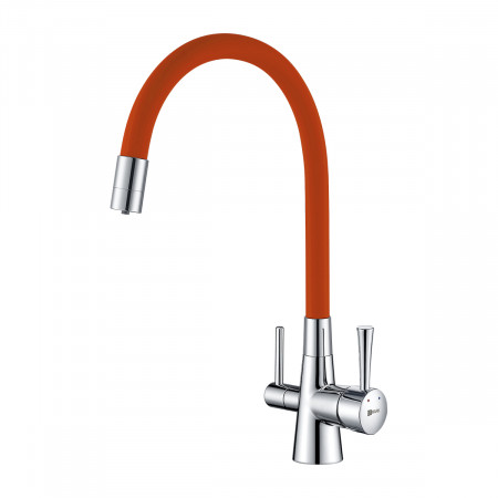 Смеситель Lemark Comfort LM3075C-Orange для кухни с подключением к фильтру с питьевой водой LM3075C-Orang Lemark