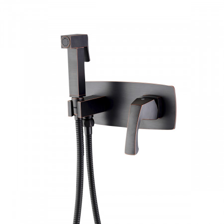 Смеситель Lemark Nubira LM6219ORB с гигиеническим душем, встраиваемый LM6219ORB Lemark