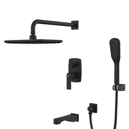Смеситель Lemark Ursus LM7222BL для ванны и душа, встраиваемый LM7222BL Lemark