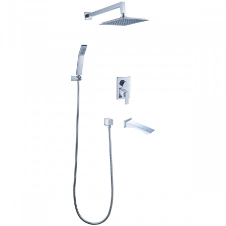 Смеситель Lemark Contest LM5822CW для ванны и душа, встраиваемый LM5822CW Lemark