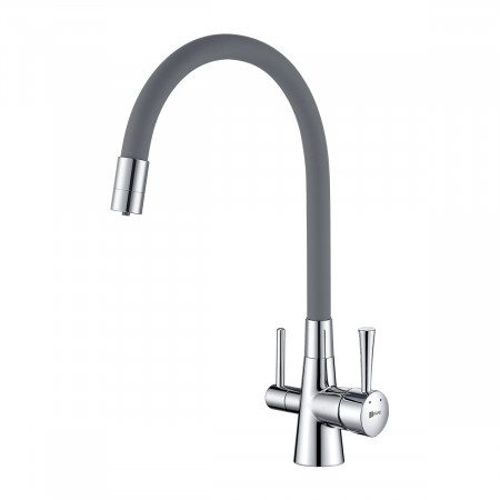 Смеситель Lemark Comfort LM3075C-Gray для кухни с подключением к фильтру с питьевой водой LM3075C-Gray Lemark