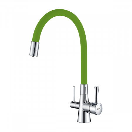Смеситель Lemark Comfort LM3075C-Green для кухни с подключением к фильтру с питьевой водой LM3075C-Green Lemark