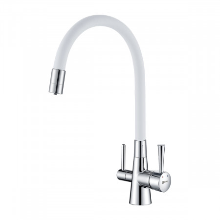 Смеситель Lemark Comfort LM3075C-White для кухни с подключением к фильтру с питьевой водой LM3075C-White Lemark