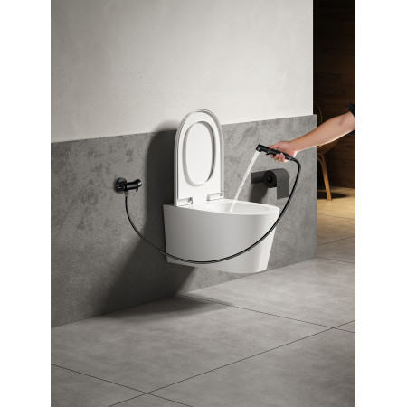 Смеситель Lemark Solo LM7166BL с гигиеническим душем, встраиваемый LM7166BL Lemark