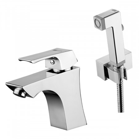 Смеситель Lemark Unit LM4516C для раковины с гигиеническим душем LM4516C Lemark