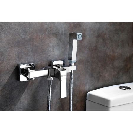 Смеситель Lemark Unit LM4518C с гигиеническим душем, встраиваемый LM4518C Lemark