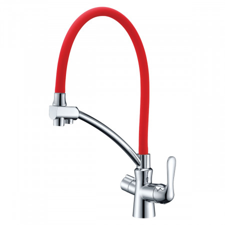 Смеситель Lemark Comfort LM3070C-Red для кухни с подключением к фильтру с питьевой водой LM3070C-Red Lemark