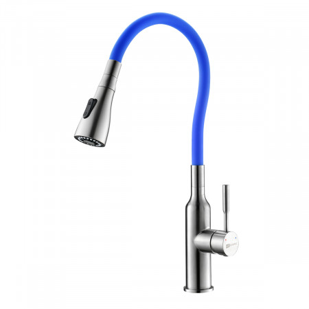 Смеситель Lemark Expert LM5082S-Blue для кухни с гибким изливом LM5082S-Blue Lemark