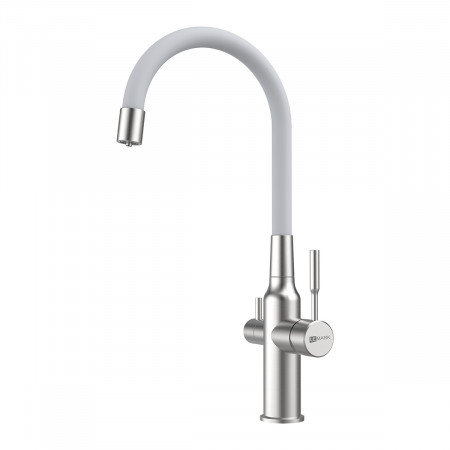 Смеситель Lemark Expert LM5083S-White для кухни с подключением к фильтру с питьевой водой LM5083S-White Lemark