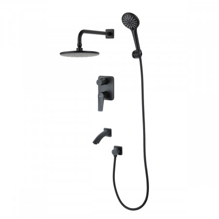 Смеситель Lemark Bronx LM3722BL для ванны и душа, встраиваемый LM3722BL Lemark