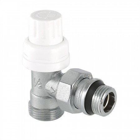 Клапан радиаторный угловой с доп. уплотнением 1/2"*Евроконус VT.031.NER.04 VALTEC