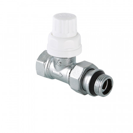 Клапан радиаторный прямой с доп. уплотнением, 1/2" VT.032.NR.04 VALTEC