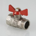 Кран шар. COMPACT, рукоятка бабочка 1/2" вн.-нар. VT.093.N.04 VALTEC