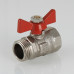 Кран шар. COMPACT, рукоятка бабочка 1/2" вн.-нар. VT.093.N.04 VALTEC