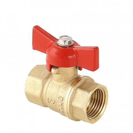 Кран шар. СТАНДАРТ, рукоятка бабочка 3/4", вн.-вн. VT.122.G.05 VALTEC