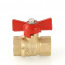 Кран шар. СТАНДАРТ, рукоятка бабочка 3/4", вн.-вн. VT.122.G.05 VALTEC