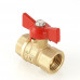 Кран шар. СТАНДАРТ, рукоятка бабочка 3/4", вн.-вн. VT.122.G.05 VALTEC