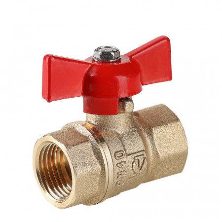 Кран шар. СТАНДАРТ, рукоятка бабочка 3/4", вн.-вн. (PN40) VT.122.GN.05 VALTEC