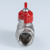 Кран шаровой СТАНДАРТ, никель, рукоятка бабочка 1/2", вн.-вн. PN40 (ГОСТ) VT.122.N.04 VALTEC