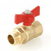 Кран шар. СТАНДАРТ, рукоятка бабочка 1/2", вн.-нар. VT.123.G.04 VALTEC