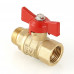 Кран шар. СТАНДАРТ, рукоятка бабочка 1/2", вн.-нар. VT.123.G.04 VALTEC