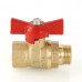 Кран шар. СТАНДАРТ, рукоятка бабочка 1/2", вн.-нар. VT.123.G.04 VALTEC