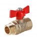 Кран шар. СТАНДАРТ, рукоятка бабочка 1/2", вн.-нар. (PN40) VT.123.GN.04 VALTEC Кран шар. СТАНДАРТ, рукоятка бабочка 1/2", вн.-нар. (PN40) VT.123.GN.04 VALTEC
