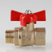 Кран шар. СТАНДАРТ, рукоятка бабочка 1/2", вн.-нар. (PN40) VT.123.GN.04 VALTEC