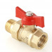 Кран шар. СТАНДАРТ с полусгоном 3/4", вн.-нар. VT.127.G.05 VALTEC