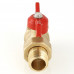 Кран шар. СТАНДАРТ с полусгоном 3/4", вн.-нар. VT.127.G.05 VALTEC