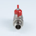 Кран шаровой СТАНДАРТ, никель, с полусгоном 1/2", вн.-нар. PN40 (ГОСТ) VT.127.N.04 VALTEC