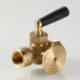 Кран для манометра трехходовой с фланцем 1/2" VT.1808.RG.04 VALTEC