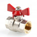 Кран шар. BASE, рукоятка бабочка 1" вн.-вн. VT.217.N.06 VALTEC