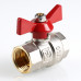 Кран шар. BASE, рукоятка бабочка 1" вн.-вн. VT.217.N.06 VALTEC