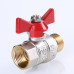Кран шар. BASE, рукоятка бабочка 1/2" вн.-нар. VT.218.N.04 VALTEC