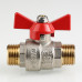 Кран шар. BASE, рукоятка бабочка 1" нар.-нар. VT.219.N.06 VALTEC