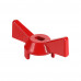 Ручка-бабочка для крана, 1/2"-3/4" красная VT.220.R.04 VALTEC