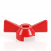 Ручка-бабочка для крана, 1/2"-3/4" красная VT.220.R.04 VALTEC