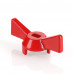 Ручка-бабочка для крана, 1/2"-3/4" красная VT.220.R.04 VALTEC