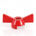 Ручка-бабочка для крана, 1/2"-3/4" красная VT.220.R.04 VALTEC