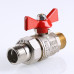 Кран шар. BASE с полусгоном 1/2" нар.-нар. VT.226.N.04 VALTEC