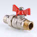 Кран шар. BASE с полусгоном 1/2" нар.-нар. VT.226.N.04 VALTEC