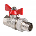 Кран шар. BASE с полусгоном 1" вн.-нар. VT.227.N.06 VALTEC