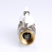 Кран шар. BASE с полусгоном 1/2" вн.-нар. белая рукоятка VT.227.NW.04 VALTEC