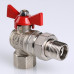 Кран шар. BASE угловой с полусгоном 1" вн.-нар. VT.228.N.06 VALTEC