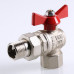 Кран шар. BASE угловой с полусгоном 1" вн.-нар. VT.228.N.06 VALTEC