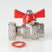 Кран шаровой с накидной гайкой 1/2"x3/4" вн.-вн. VT.241.N.0405 VALTEC