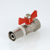 Кран шар. под пресс, рукоятка бабочка 16х1/2 вн. VT.242.N.1604 VALTEC